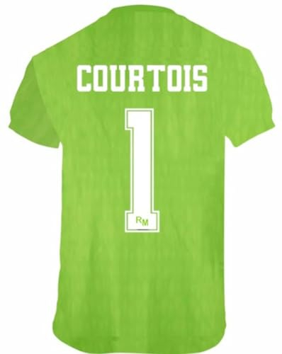 Real Madrid Camiseta Courtois 1 - Inspirada en la Primera Equipación Temporada 2023/2024 - Replica Oficial Licenciada - Adulto (XXL)