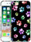 GlamCase for iPhone 7/8 / SE 2 / SE 3, iPhone 7/8 / SE 2 / SE 3 Case - Dog Cat Paw Watercolour Print Printed Slim Fit Cute Plastic Hard Designer Back Case for iPhone 7/8 / SE 2 / SE 3.