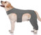 Hjyokuso Hundebody Nach Op Mit Bein, Wundschutzanzüge, Hinterbeinschutz, Anti-Wundlecken Body, E-Kragen Alternative, Hundeschenkel Schutz Bodysuit
