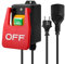 Interruttore di sicurezza 220V Interruttore a pulsante emergenza Interruttore monofase 220V Interruttore di sicurezza di emergenza con presa per lo spegnimento rapido degli apparecchi (16A)