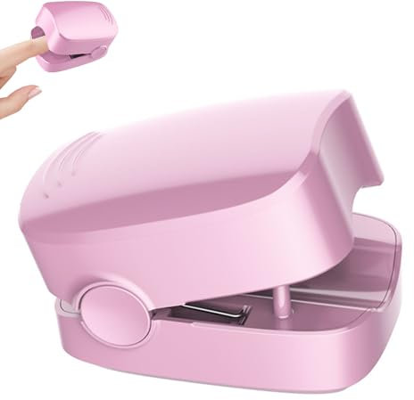LED Mini Nail Dryer - 2W UV Lamp for Gel Polish, 30s Fast Drying Light for Finger Toe Nails, Travel-Friendly Curing Device