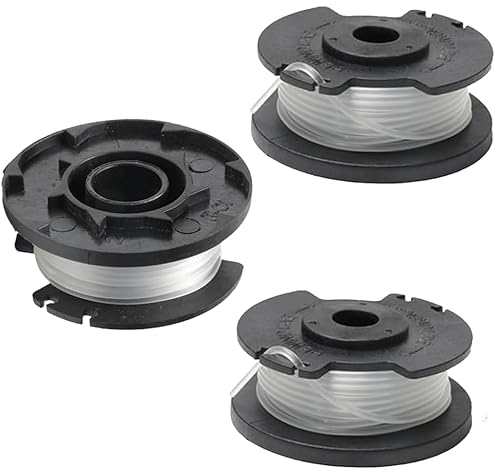 3 pezzi Bobina di filo di ricambio per Einhell GE-CT 18/28 Li, bobine di filo per tagliaerba Einhell GE-CT 18/28 Li bobina di filo di ricambio 5 m lunghezza Ø 1,6 mm