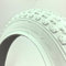 Duro 2X Reifen 12 Zoll Weiß | 12 1/2 x 2 1/4 | 62-203 Decke Mantel Kinderwagen Fahrrad Buggy Roller Anhänger Weiss White