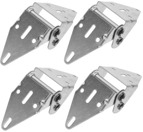 Charnière de Porte de Garage en Fer Argentée 4 Pièces | Processus de Moulage de Précision, Capacité Portante, Design Spécial et Finition Soignée
