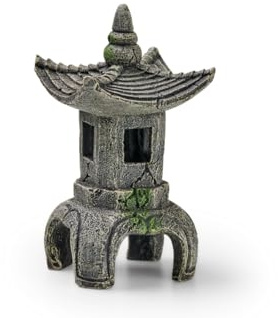 Eden 95232 Asien Tempel T Aquariumdekoration leuchtende Farben bieten ideale Verstecke für die Aquariumbewohner individuelle Aquariumgestaltung