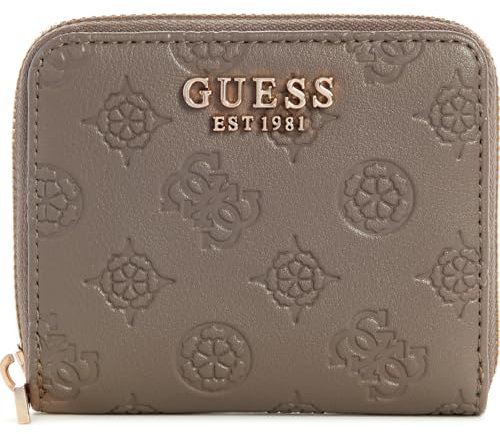 GUESS Gerty SLG Small Zip Around Wallet Dark Taupe