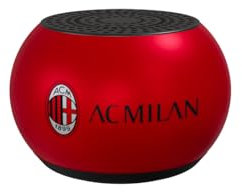 AC Milan Mini Speaker senza filo piccolo e compatto, cassa audio portatile piccole dimensioni Bluetooth