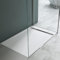 Mai & Mai Piatto Doccia 90x120x4cm, Piatto Doccia Geoma04W in Pietra Artificiale Bianco, Forma: Rettangolare