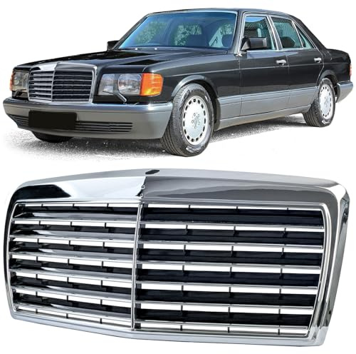 Kühlergrill 12 Rippen Sport Look passend für Mercedes W126 1980-1991