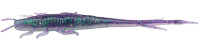 ZECK - Angelköder, Kunstköder, Gummifisch - BA Shaky Sneaker | 8cm - Purple Ghost | 9 STK.