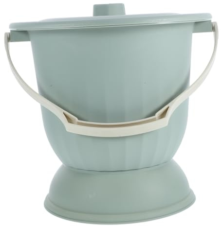 Beaupretty Urinoire Portatil Plastica Coperchio Secchio Per Urina Riutilizzabile Adatto Per Anziani e Disabili Facile Da Pulire e Trasportare Per Uso Casa Viaggio