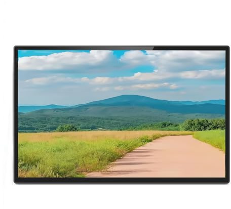 Écran publicitaire Mural/Cadre Photo numérique de 32 Pouces, écran IPS Full HD 1080P, Installation Murale, Robuste et Durable.(Black)