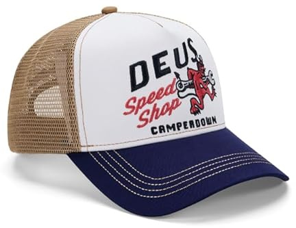 Deus Dogleg Trucker cap - Dirty White