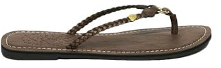 Superdry Faux Leather Braided Flip Flops EU 38-39