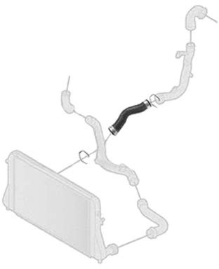 Borg & Beck BTH1150 Turbo Hose To Fit VAG Golf V VI Jetta III 1 4STi