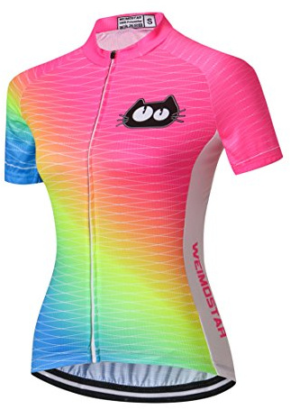 Radfahren Jersey Frauen Fahrrad Trikots Sport Bluse Kurzarm Fahrrad T-Shirts Top Outdoor Reiten Jersey Fahrrad Jacke Pink Blue Fluorescent Größe XXXL