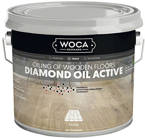 WOCA Diamond Öl Aktiv , Smokebraun , 2,5 Liter