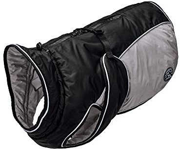 HUNTER UPPSALA EXTREME Hundemantel, Wintermantel, wasserabweisend, reflektierend, 60, schwarz/grau