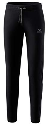 Erima Basic Jogging Pantalon sweat en 3 longueurs Femme, Noir, 38K