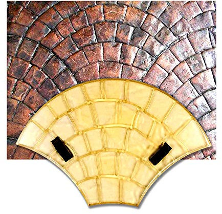 Polyurethane Mat Stamp Fan | Texturing Skin Slate Pattern Stone Decorative Concrete Cement Imprint Polyurethane Texture Stamp Mat Polyurethane Stamping