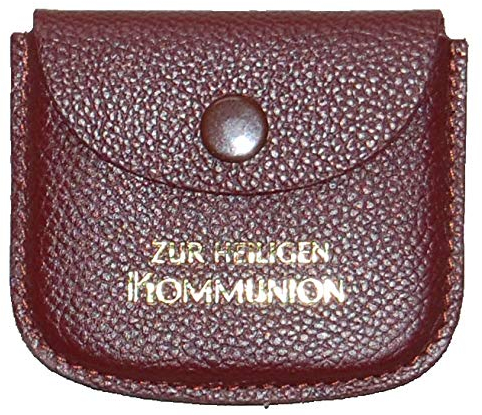 KVN Rosenkranz Etui Echt Leder Geprägt Zur Heiligen Kommunion