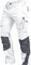 Leibwächter Flex-line Arbeitshose Herren – weiß/grau – Gr. 25 – Bequeme Workwear mit Elastan (Spandex) – 60°C waschbar & trocknergeeignet – erhöhte Reißfestigkeit – für verschiedenste Berufe