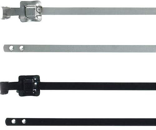 HellermannTyton 111-91161 MLT16SSC5-SS316/SP-BK Cable Ties 430 mm 5 mm Black Strap Closure Umboerd