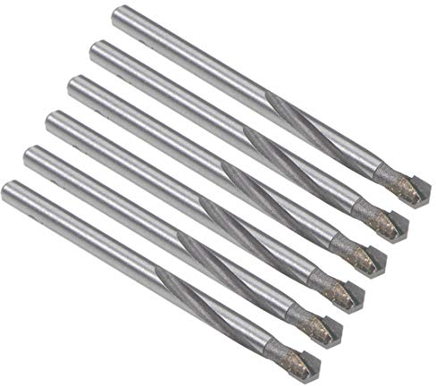 sourcing map 6 Stück Hartmetall Spiralbohrer Metallbohrer 4.2 mm für Edelstahl Kupfer Aluminium Zinklegierung Legierung Eisen