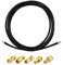 Superbat Cavo Antenna SMA Cavo RG58 2M SMA Maschio verso SMA Femmina Cavo Estensione SMA 50Ohm con 5 Pezzi Kit Adattatore SMA/SMA/RPSMA per Antenne 4G LTE, WLAN, Router, SDR, Radioamatori, ADS-B