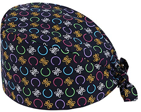 FANCYPUMPKIN Verstellbare Schrubbkappe für den chirurgischen Operationssaal mit Schweißband für Krankenschwester/Arzt, N-08