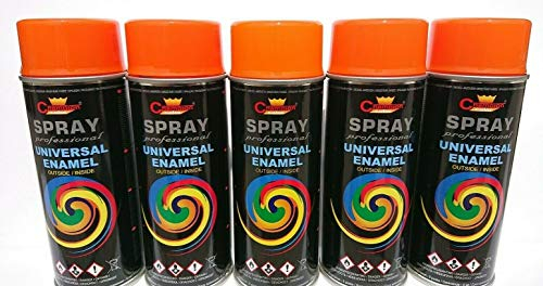 Sprühlack RAL Sprühfarbe Lackspray Spraydose 400ml - RAL 2004-5 Stück
