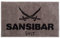 Sansibar Badematte ca.70x120 cm Badteppich Badvorleger Taupe/Anthrazit