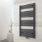 EMKE Badheizkörper 1200x600 mm, Handtuchheizkörper Mittelanschluss Badheizkörper Handtuchhalter Handtuchwärmer Handtuchtrockner Heizkörper Bad Handtuchheizung Anthrazit 598W