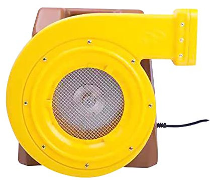 gfj Inflatable Blower, Powerful Inflatable Centrifugal Electric Pump Fan with 5m Cable, Suitable for Bounce House,Inflatable Castle/Yellow / 1500W