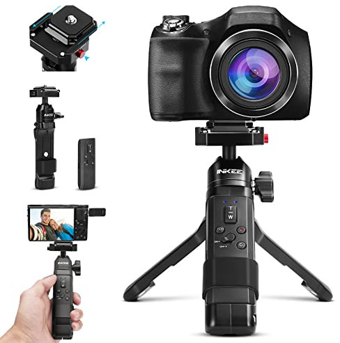 Wireless Bluetooth Remote control Shooting Grip and Selfie Tripod Compatible for Sony and Canon Camera vlogging