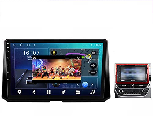 ERPENG Android 11 GPS Navi Navigationsgerät für Auto Doppel Din 9 inch Car Radio Autonavigation Car Stere Für Toyota Corolla 12 2018 2019 Unterstützung Bluetooth/Lenkradsteuerung/WiFi