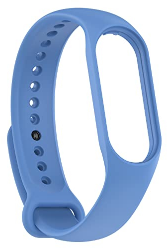 KAREN66 Armband Kompatibel mit Xiaomi Mi Band 7 Armband Silikon Wasserdicht Ersatzband für Xiaomi Smart Band 7 Fitness- & Aktivitätstracker, Damen Herren (Blau-2#)