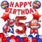 Super Wing Deko Geburtstag 5 Jahre, Super Wing Luftballon, Super Wing Geburtstag, Super Wing Geburtstag Party Set, Party Supplies für 5 Jahre Kinder Geburtstags Party Decorations