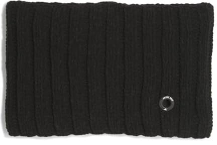adidas Chenille Cable-Knit Neck Snood, Black