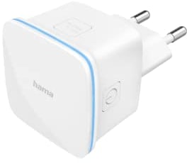 WLAN Repeater, mit LAN Anschluss (für Steckdose, 2,4GHz, bis 300MBit/s, LAN, WPS, WiFi Repeater, Repeater 2400, WLAN Verstärker, WLAN-Repeater, WLAN Reichweitenverstärker, Internet Verstärker) weiß