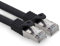 freiwerk 0,5m - schwarz - 1 Stück CAT.7 Netzwerkkabel Lan Ethernet Patch Kabel S-FTP LSZH PIMF 10GB s RJ45 Stecker Cat6a