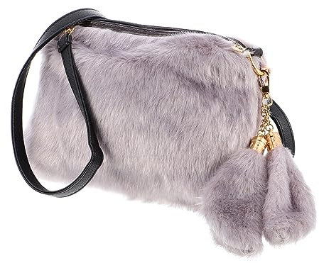 VALICLUD 1 STK Plüsch Kleine Quadratische Tasche Damen Tasche Schultertasche Modische Tasche Plüschtasche Stylische Damentasche Mode Fell Umhängetasche