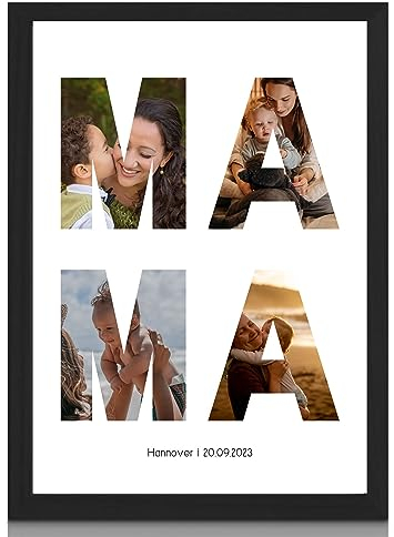Milaboo® Mama Geschenk personalisiertes Poster, A4, Mama 2