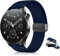 KeHowy 22mm Silicona Correa para Xiaomi Redmi Watch 5 Active/5 Lite/S4 Sport/Watch 2/2 Pro/S3/S1/Mi Watch, Correa de Reloj Magnética para Amazfit Bip 5/Balance/Cheetah Pro/GTR 4/3, Azul Claro