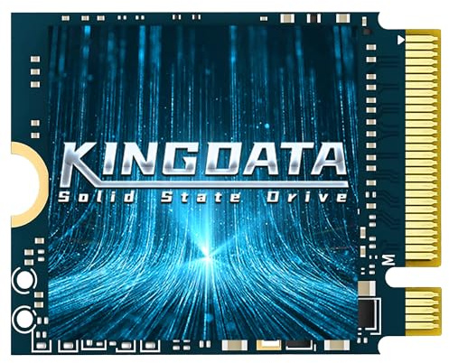 KINGDATA SSD 2To M.2 2230 NVMe PCIe Gen 4.0X4, Disque Dur Interne pour Steam Deck Surface Pro 7/Pro 8+/Pro X/Laptop Go/Laptop3/Laptop4 GPD Ultrabook, Extension de Stockage Interne Puissante