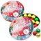 2er Set OYOY Geschenkbox Weihnachten gefüllt mit Weihnachtsschokolade I Süßigkeiten Box mit je 200g Schokokugeln Weihnachten I Ideal für Nikolaus Geschenke als Schokolade Geschenk