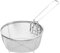 Panier Rond À Friture En Acier Inoxydable, Panier Friteuse, Panier Rond Pour Friteuse, Frire Des Collations, Outil De Cuisson Pliable Pour Frites, Poisson Frit, Côtelettes De Poulet, Ailes De Poulet