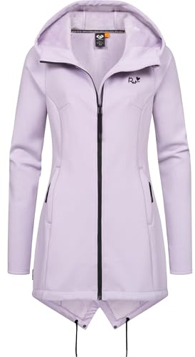 Ragwear Damen Kurzmantel Softshellmantel mit super kuscheligem, warmem Fleece-Innenfutter Wingi YOUMODO XS-3XL