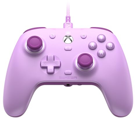 GameSir G7 SE Wired Controller für Xbox Series X|S, Xbox One & Windows 10/11, Plug and Play Gaming Gamepad mit Hall-Effekt Joysticks/Hall Trigger, 3.5mm Audio Jack (Lila)