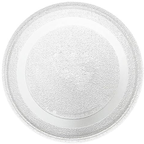 SPARES2GO Universal Microwave Turntable Plate Smooth Flat Glass Dish Tray (16 / 40.6cm / 406mm)